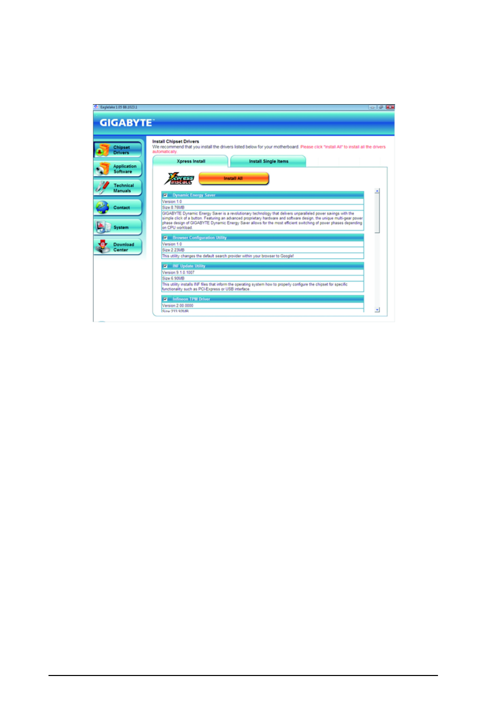 6 download center | Intel GA-EQ45M-S2 User Manual | Page 62 / 104