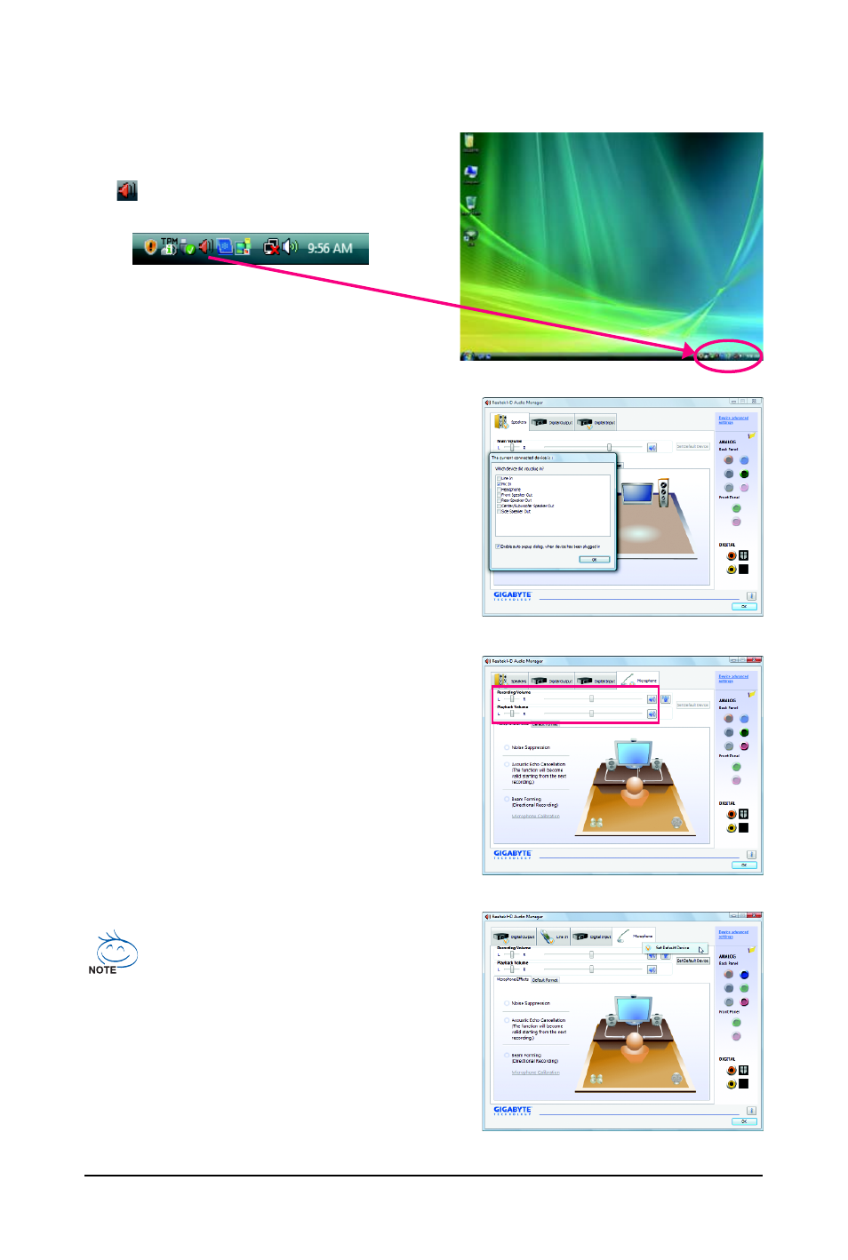 2-3 configuring microphone recording | Intel GA-EQ45M-S2 User Manual | Page 91 / 104