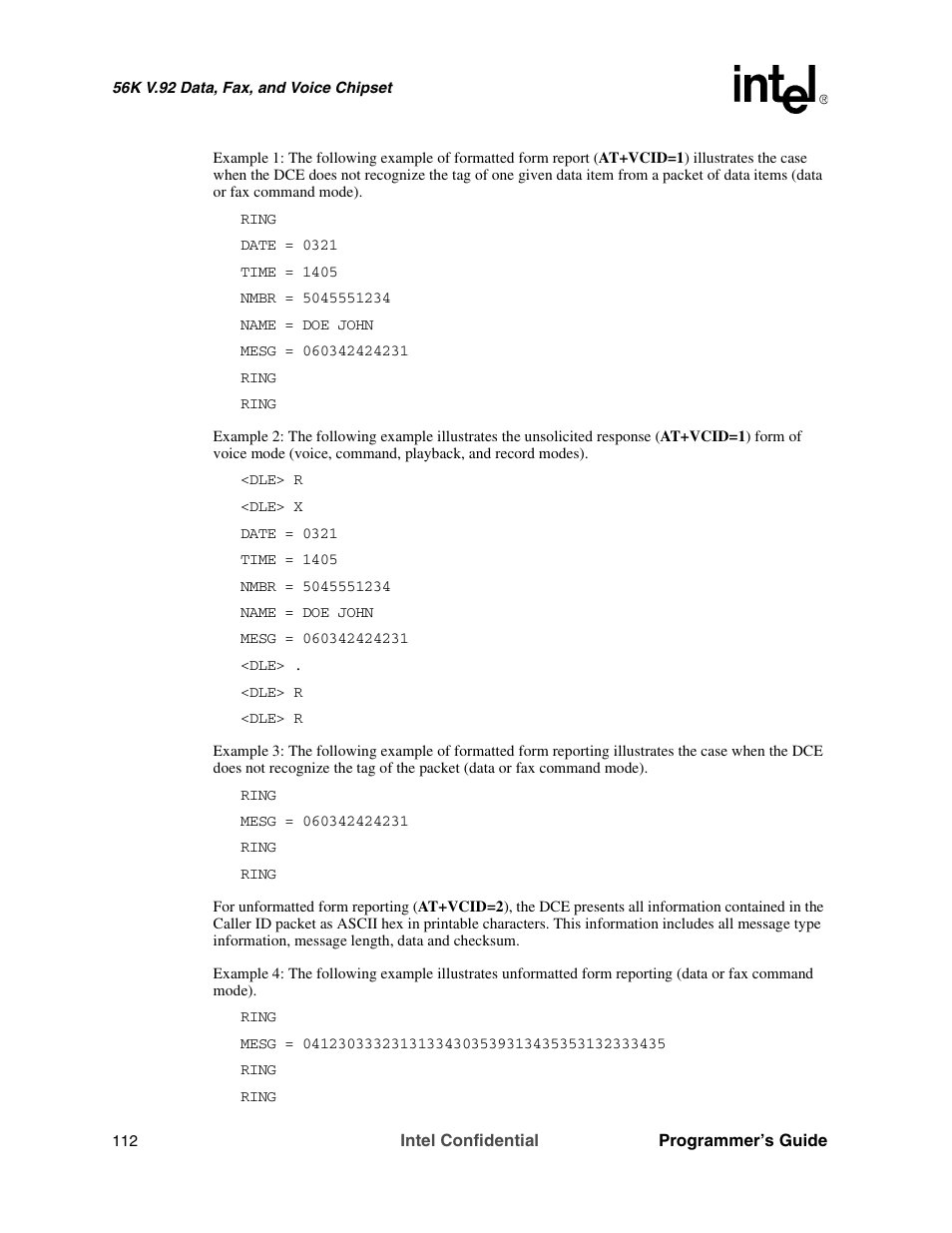 Intel MD566X User Manual | Page 112 / 130