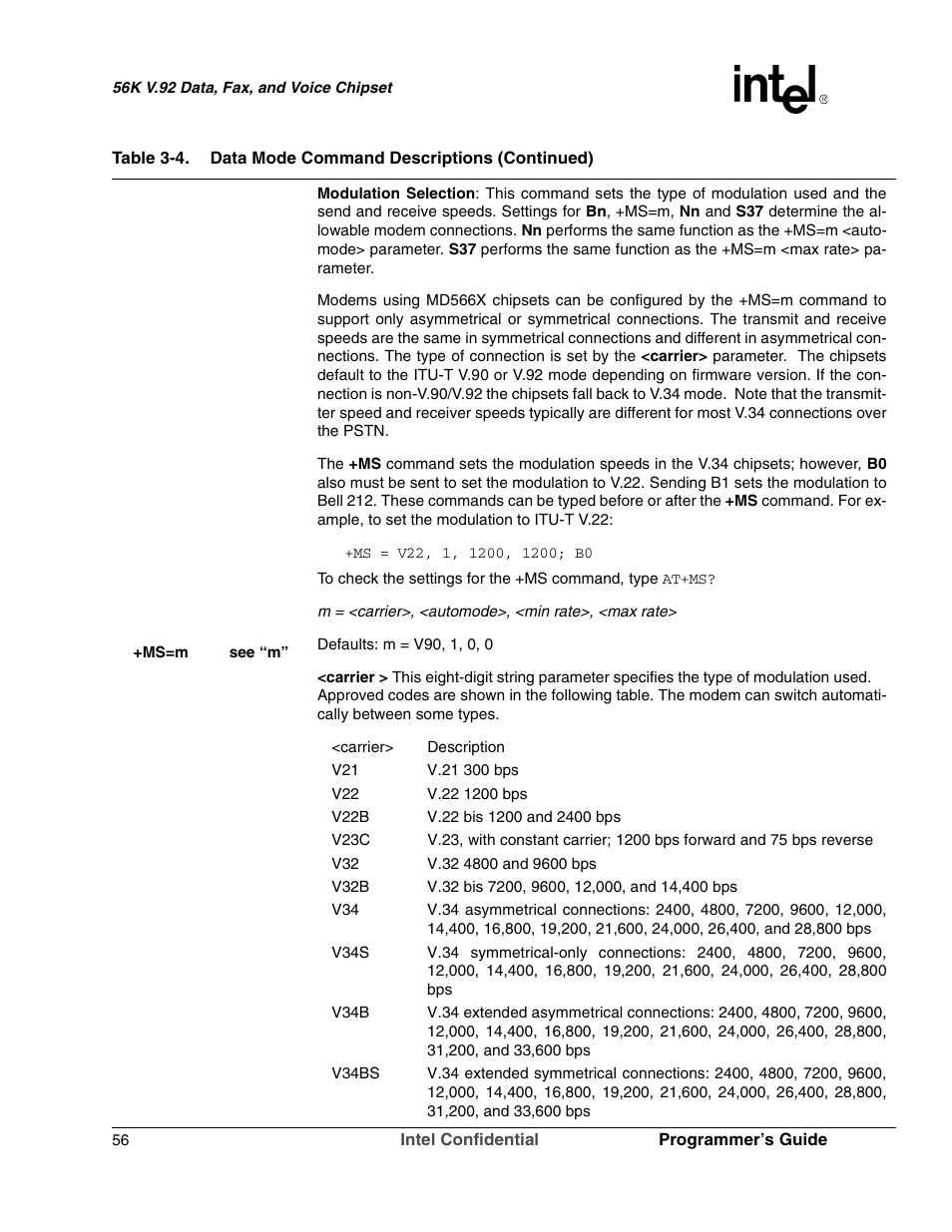 Intel MD566X User Manual | Page 56 / 130