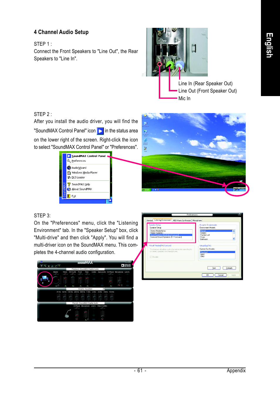 English | Intel GA-8I865GVMK-775 User Manual | Page 61 / 72