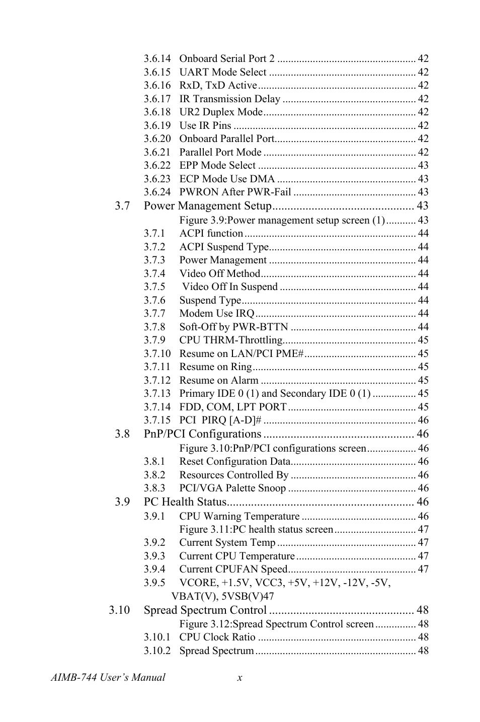 Intel Socket 478 AIMB-744 User Manual | Page 10 / 108