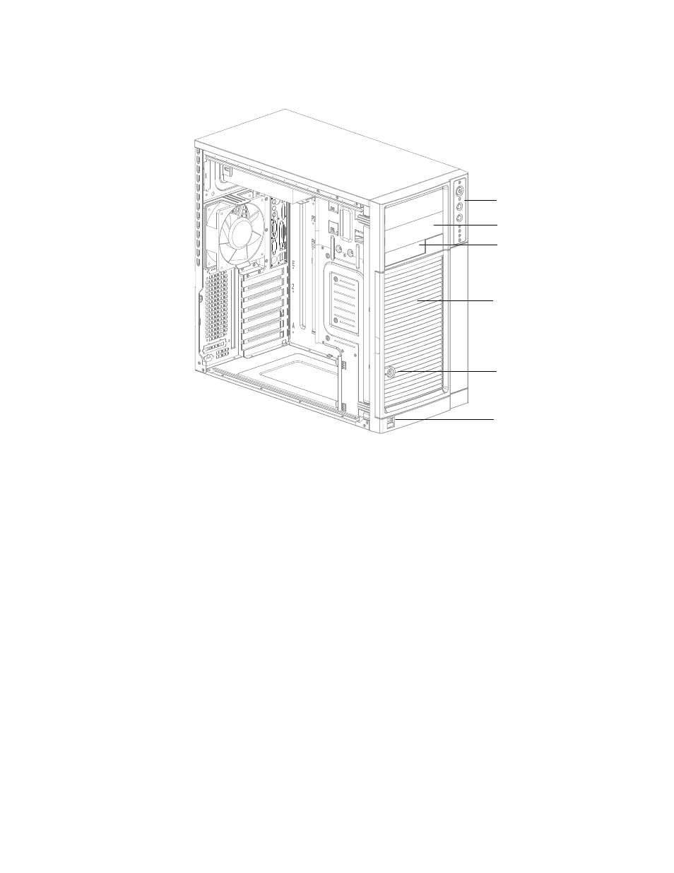 Chassis front view | Intel SC5275-E User Manual | Page 20 / 73