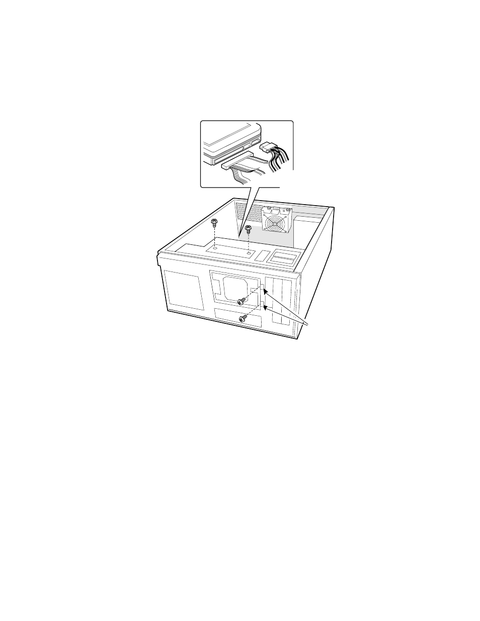 Figure 13. installing the hard drive bay cage | Intel SC5275-E User Manual | Page 40 / 73