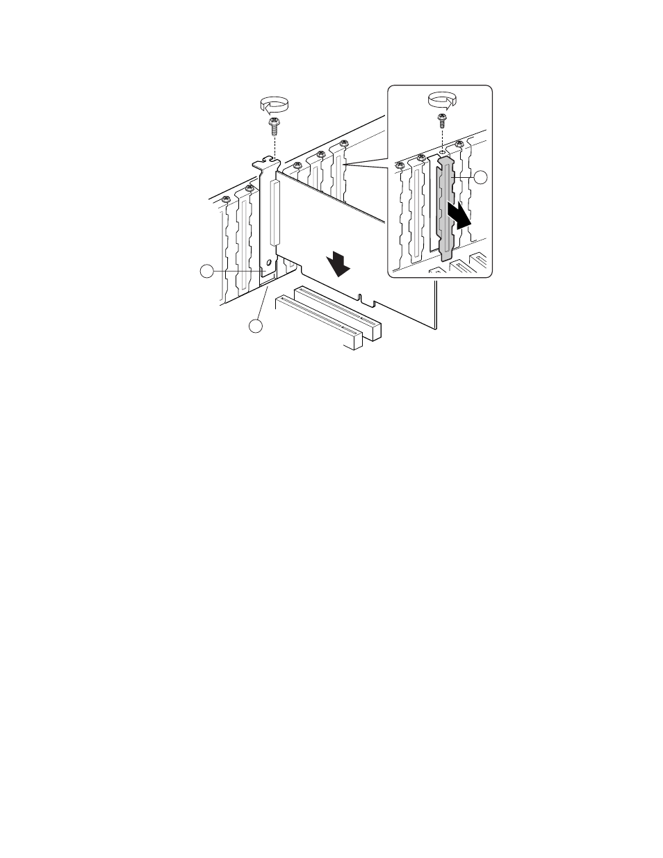 Figure 14. installing an add-in board | Intel SC5275-E User Manual | Page 43 / 73