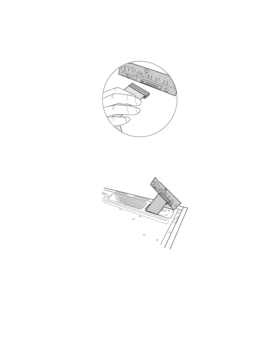 Figure 21. attaching the front panel cable, Figure 22. inserting the front panel board | Intel SC5275-E User Manual | Page 53 / 73