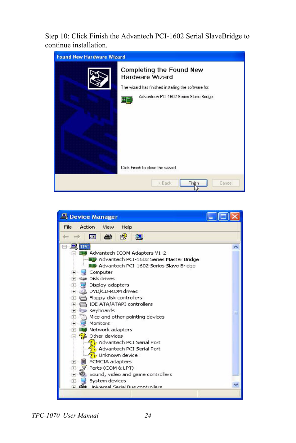Intel TPC-1070 User Manual | Page 36 / 92