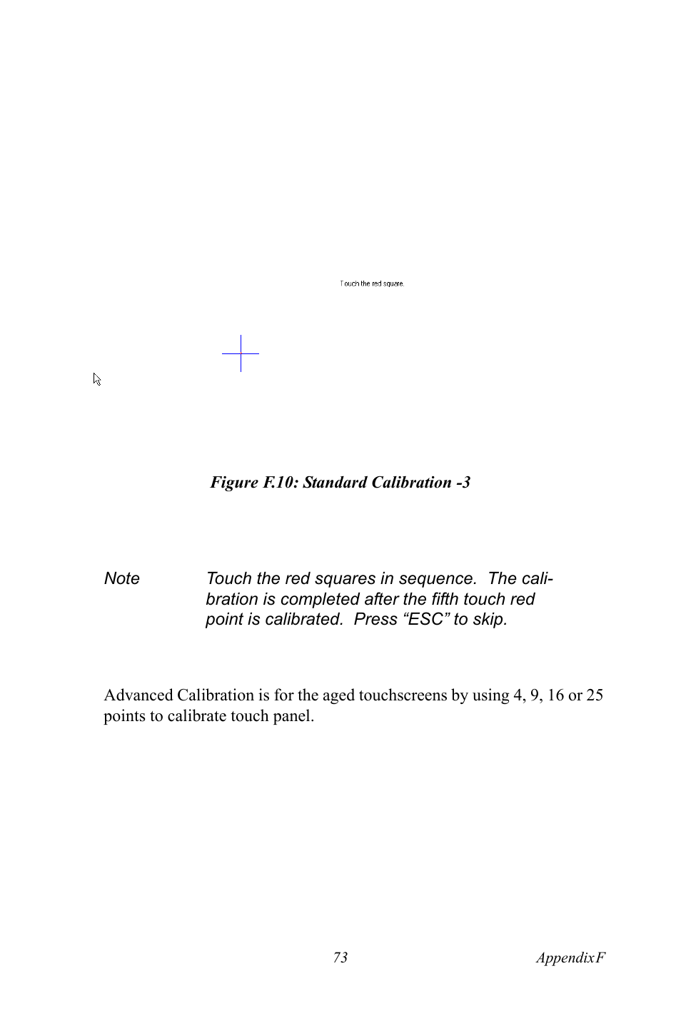 Figure f.10: standard calibration -3, Figure f.10:standard calibration -3 | Intel TPC-1070 User Manual | Page 85 / 92