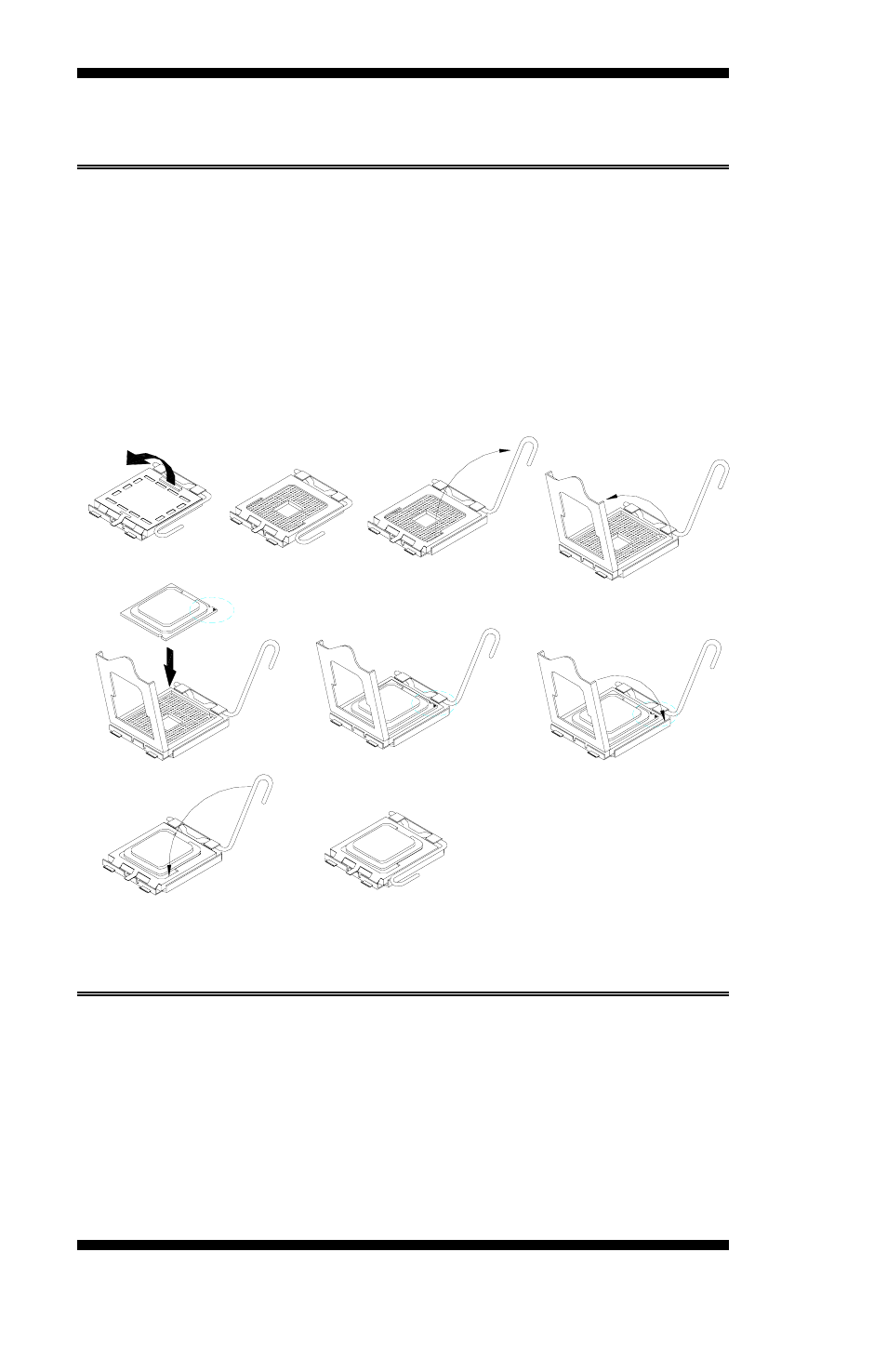 Installing the cpu, Atx power installation | Intel LGA775 MB865 User Manual | Page 10 / 64