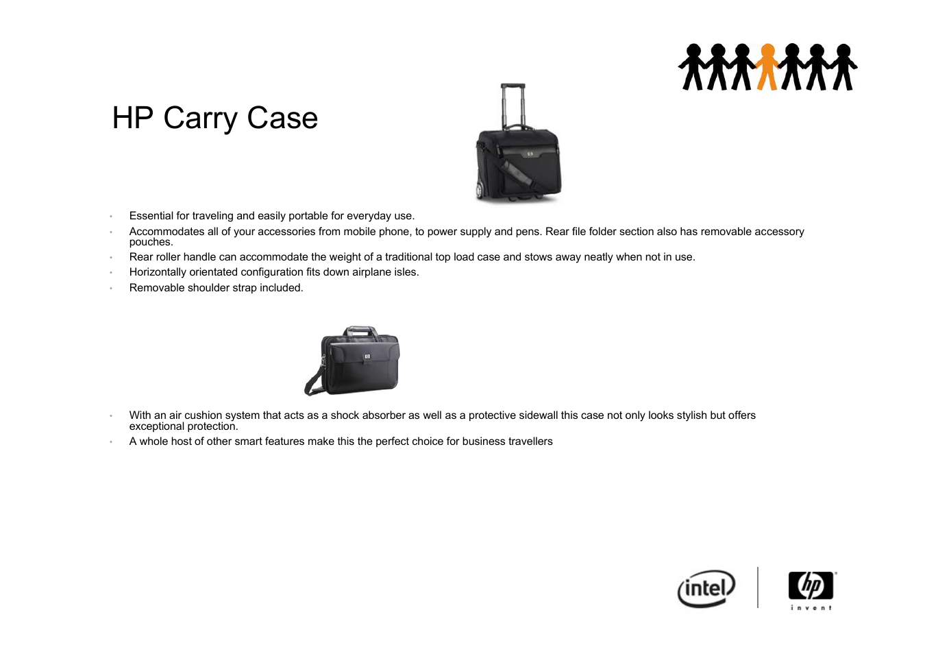 Hp carry case | Intel 2510P User Manual | Page 6 / 11