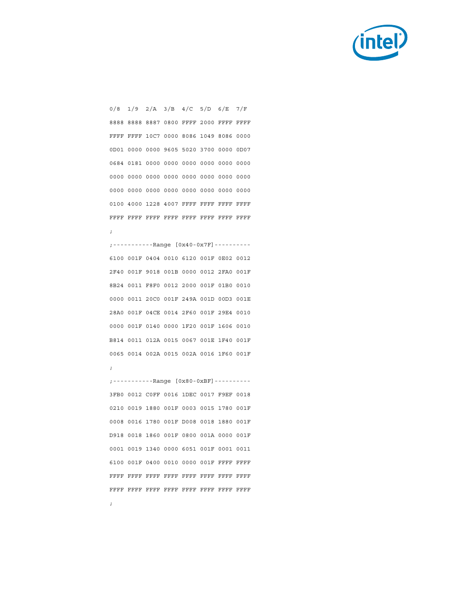 A.2 82566mm nvm image with ich8m, 82566mm nvm image with ich8m | Intel 8 LAN User Manual | Page 25 / 28