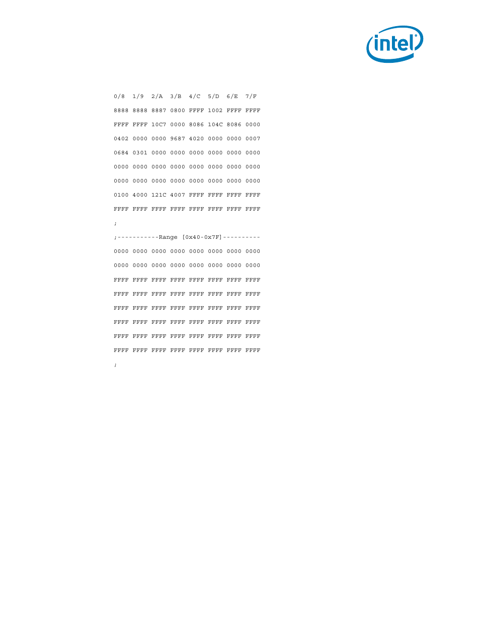 A.4 82562v nvm image with ich8, 82562v nvm image with ich8 | Intel 8 LAN User Manual | Page 27 / 28