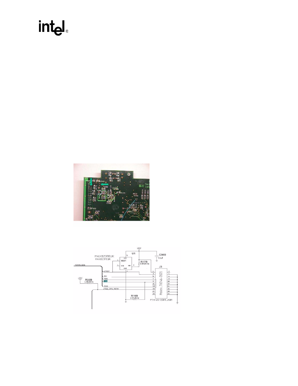For arm* multi-ice* jtag use, Fixed | Intel DBPXA250 User Manual | Page 17 / 24