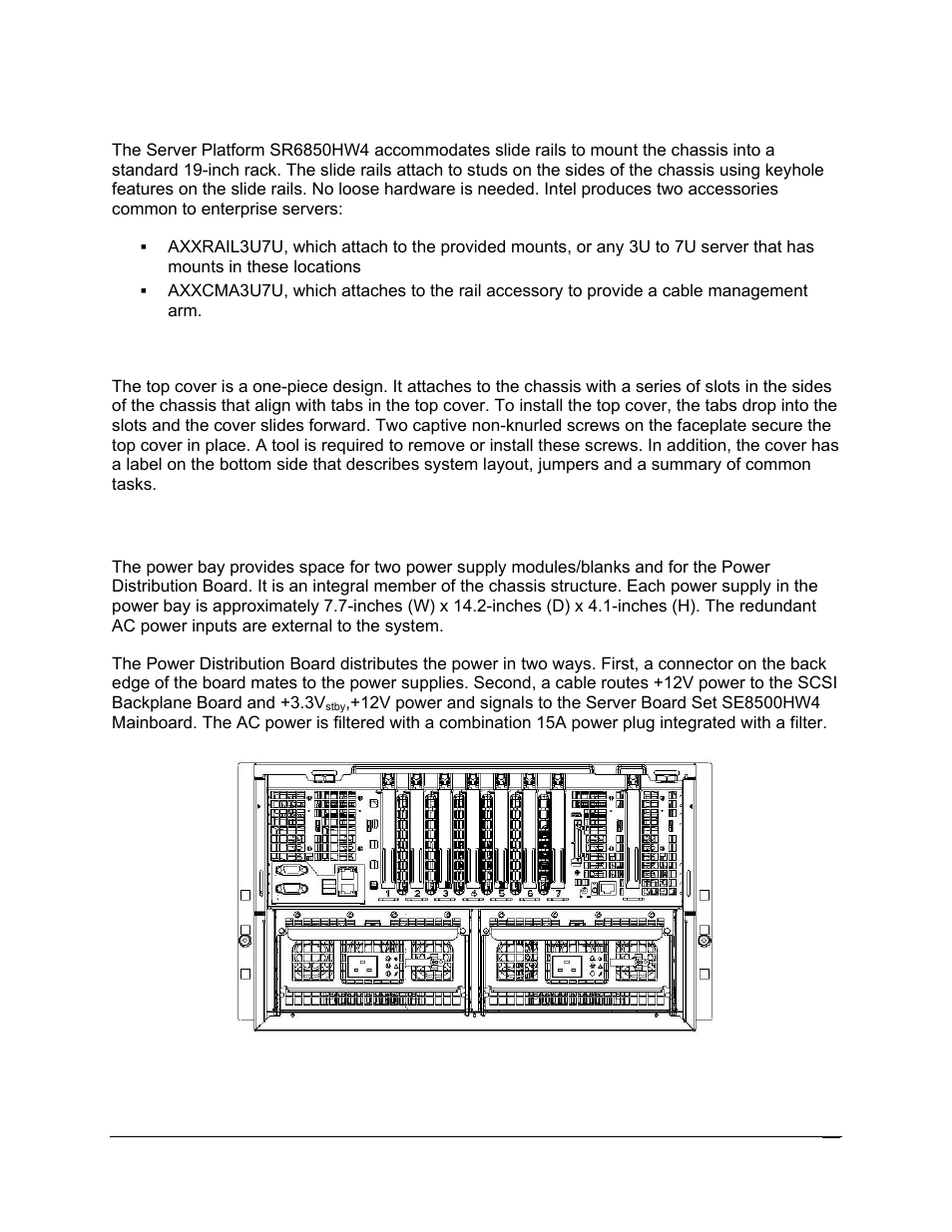2 power and fans | Intel SR6850HW4 User Manual | Page 37 / 119