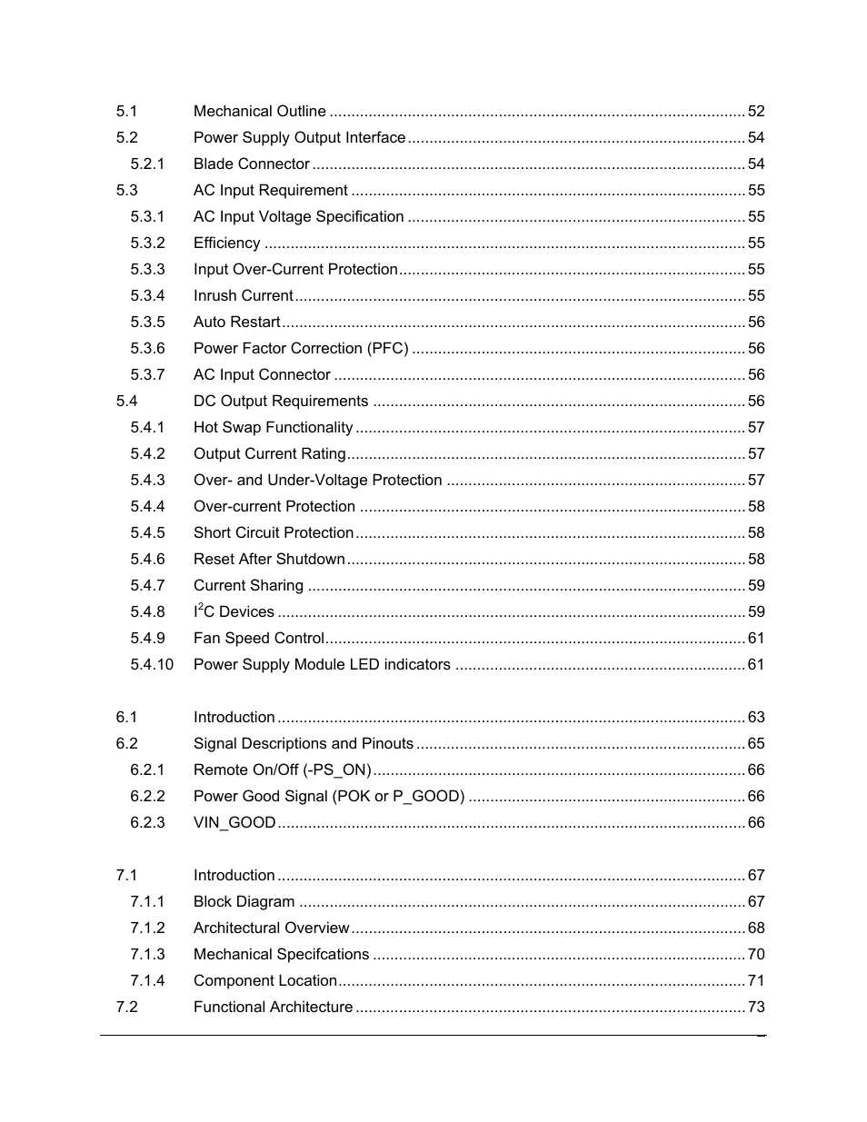 Intel SR6850HW4 User Manual | Page 5 / 119