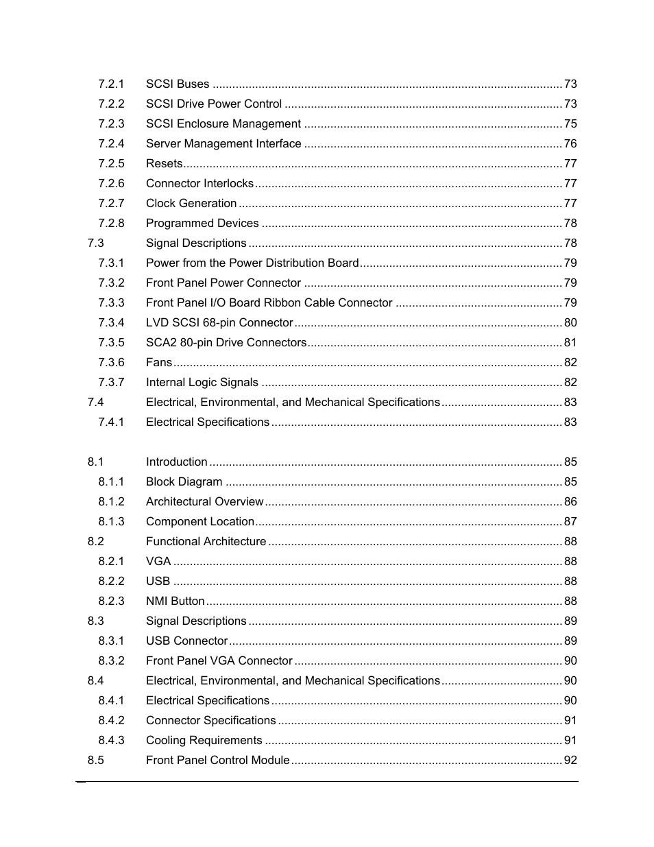 Intel SR6850HW4 User Manual | Page 6 / 119
