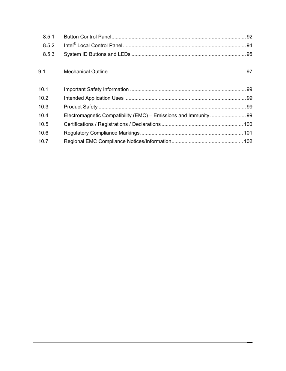 Intel SR6850HW4 User Manual | Page 7 / 119