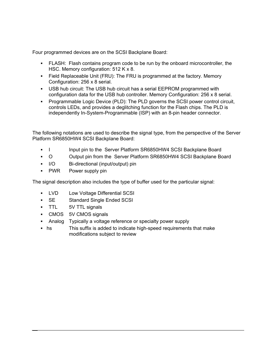 3 signal descriptions | Intel SR6850HW4 User Manual | Page 90 / 119