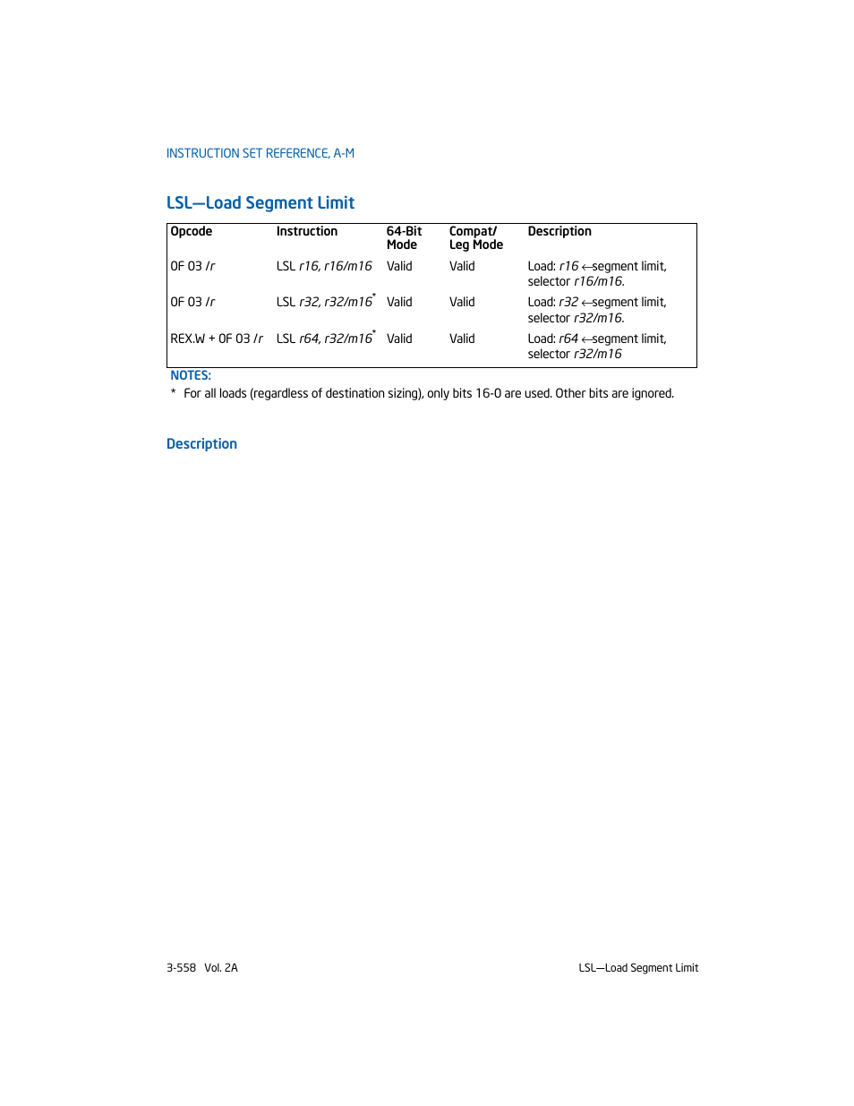 Lsl-load segment limit, Lsl—load segment limit | Intel 253666-024US User Manual | Page 604 / 760