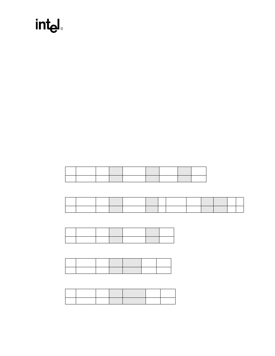 Write byte smbus packet, Read byte smbus packet, Send byte smbus packet | Receive byte smbus packet, Ara smbus packet, Section 6.6 | Intel Itanium 2 Processor User Manual | Page 87 / 108