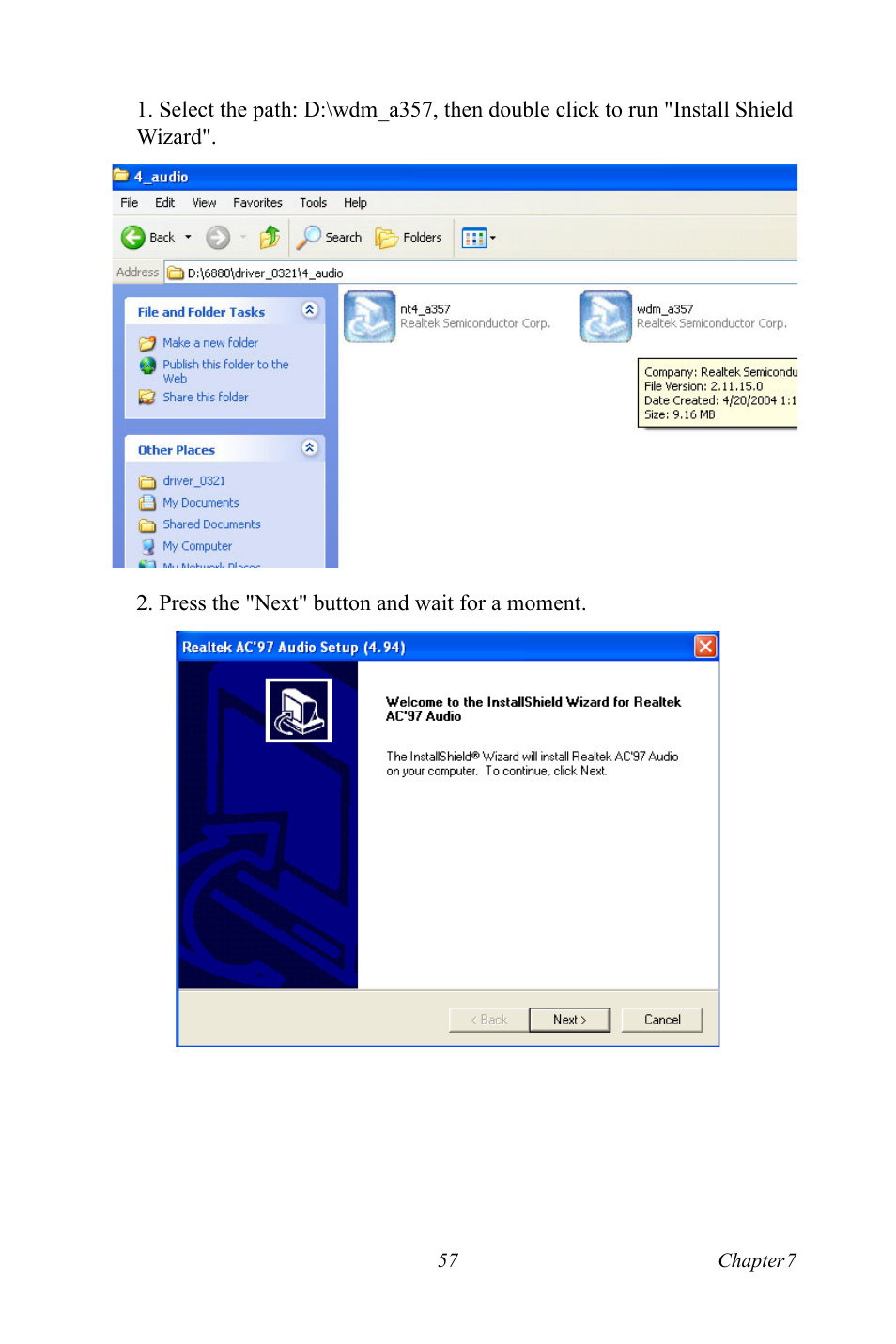 Intel CELERON PCI-6886 User Manual | Page 67 / 102
