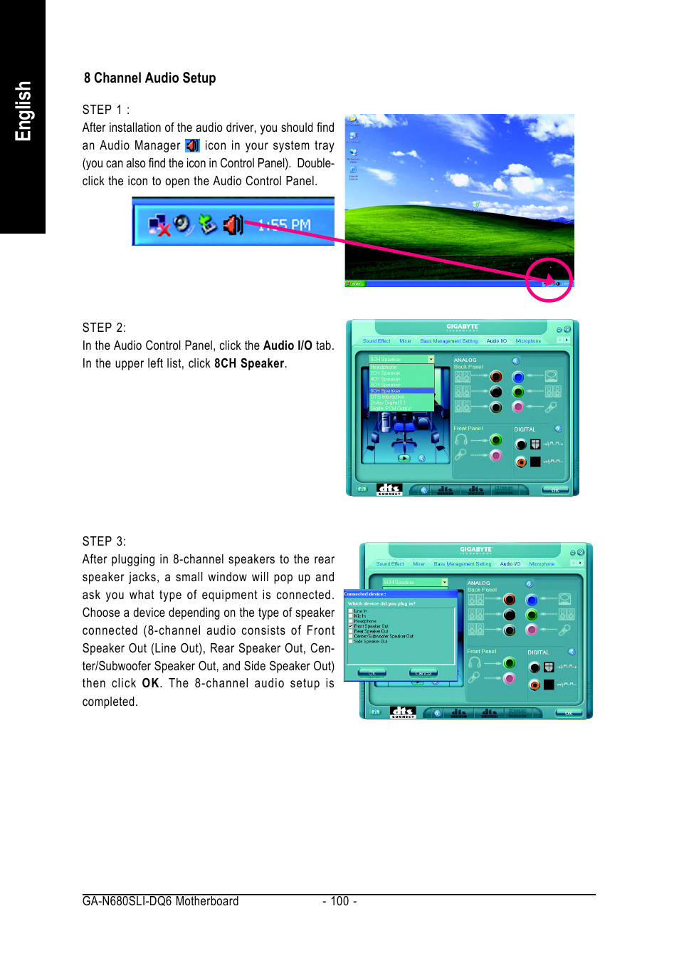 English | Intel GA-N680SLI-DQ6 User Manual | Page 100 / 112