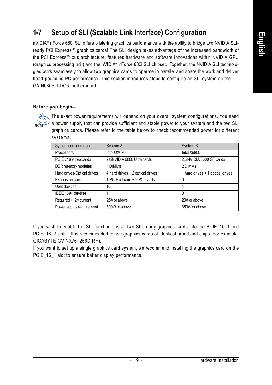 English | Intel GA-N680SLI-DQ6 User Manual | Page 19 / 112