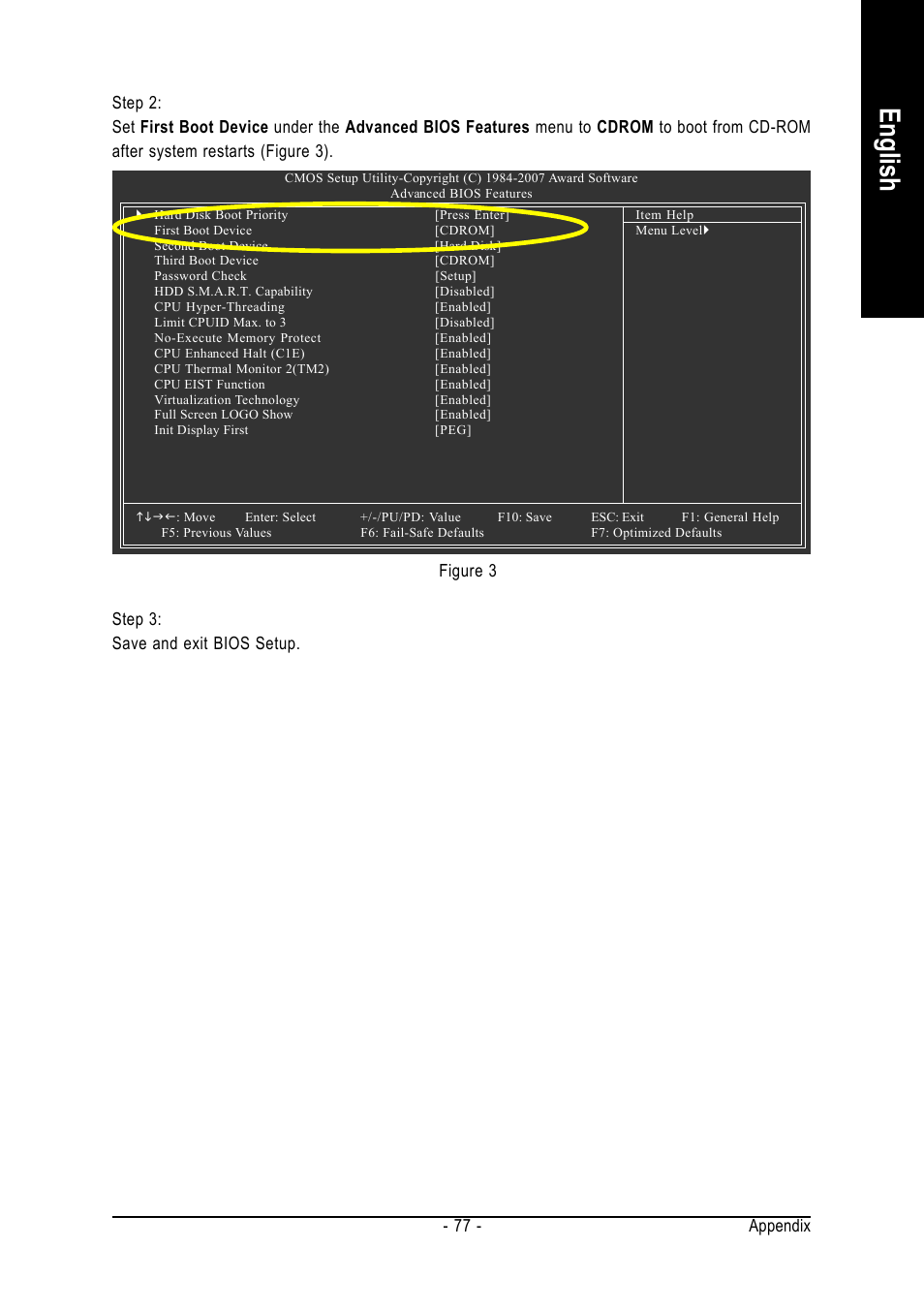 English, Appendix - 77 | Intel GA-N680SLI-DQ6 User Manual | Page 77 / 112