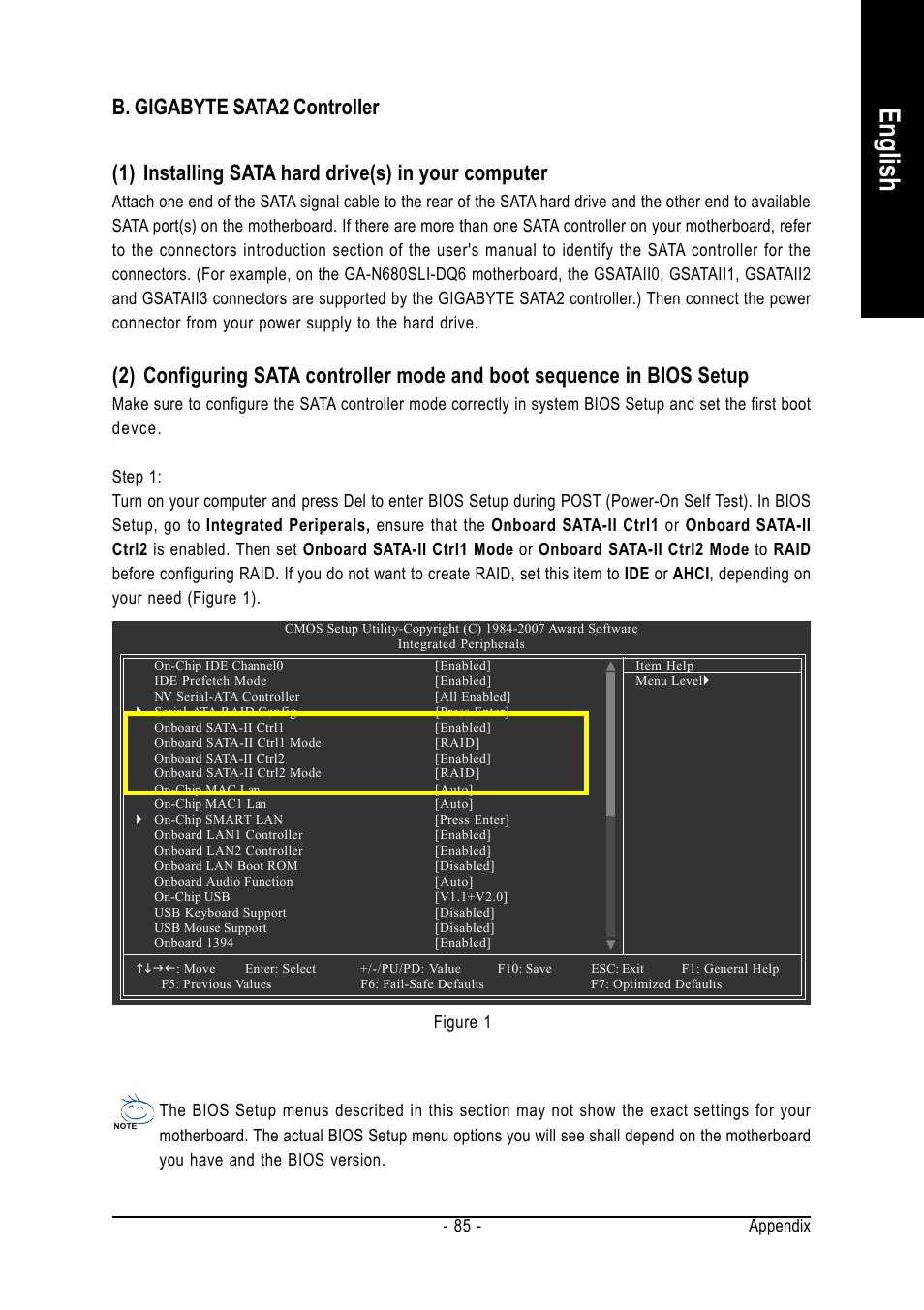 English, Appendix - 85 | Intel GA-N680SLI-DQ6 User Manual | Page 85 / 112