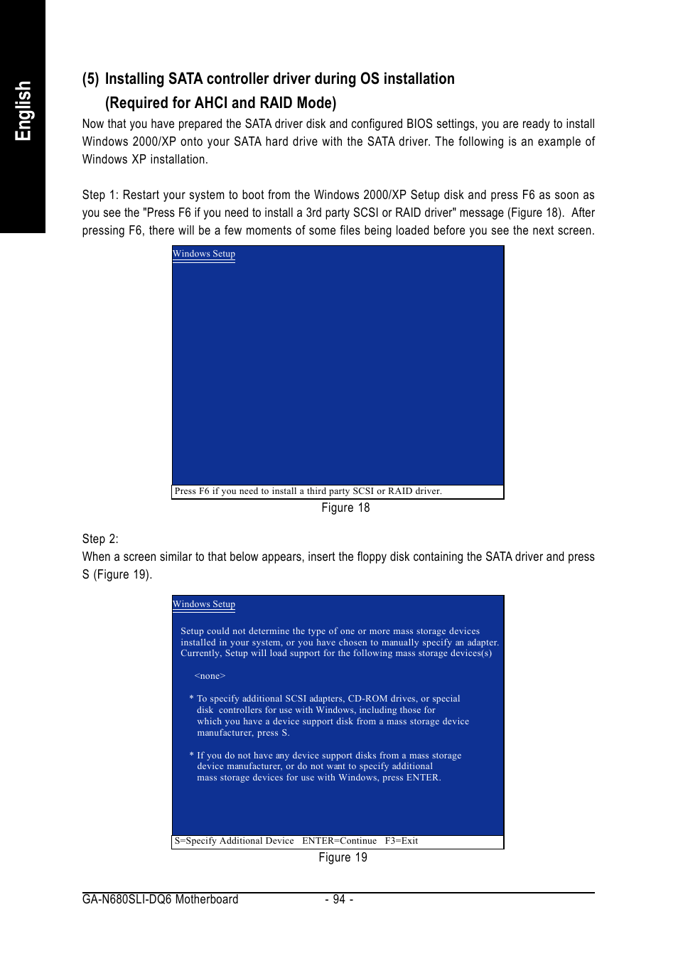 English | Intel GA-N680SLI-DQ6 User Manual | Page 94 / 112