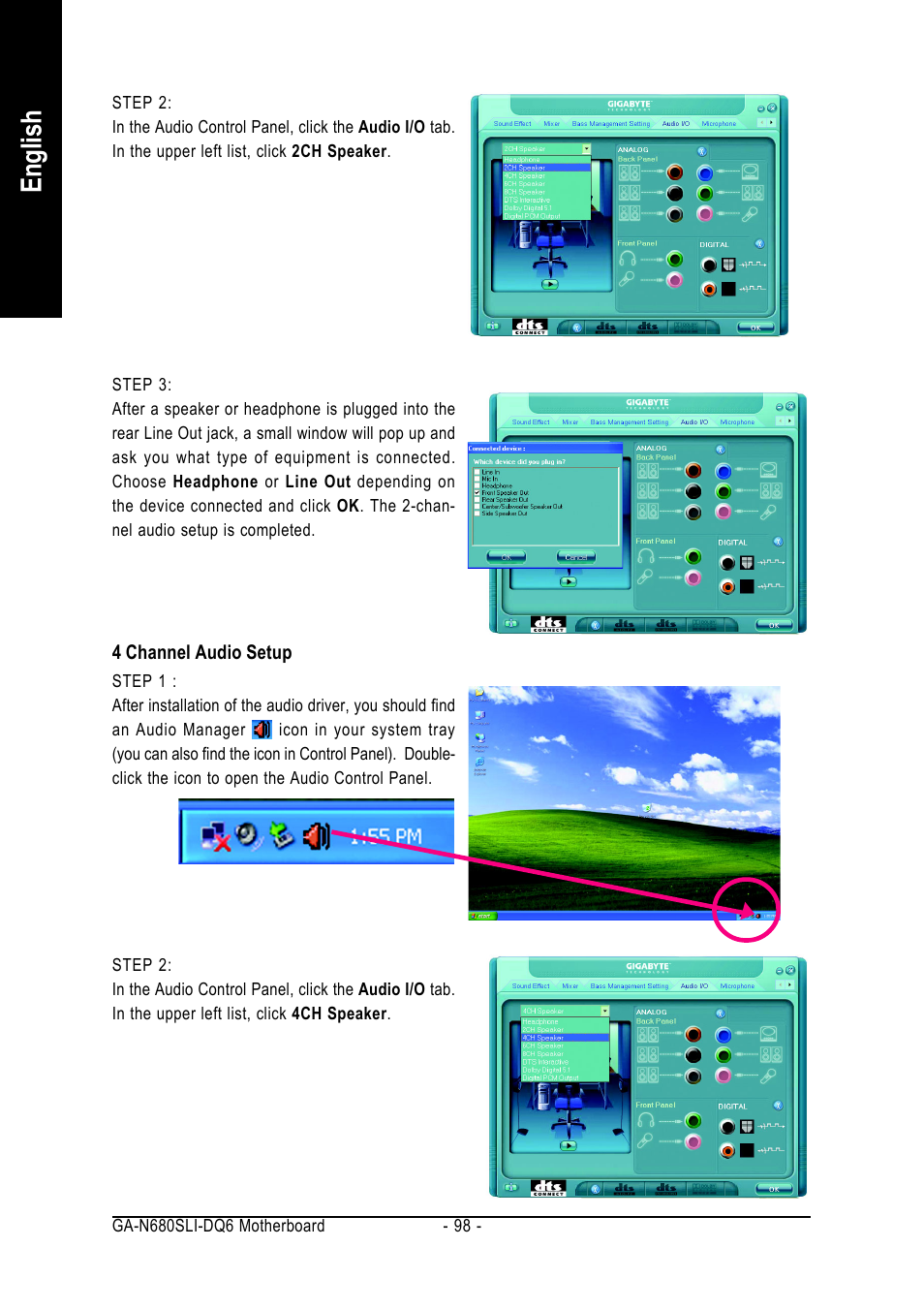 English | Intel GA-N680SLI-DQ6 User Manual | Page 98 / 112