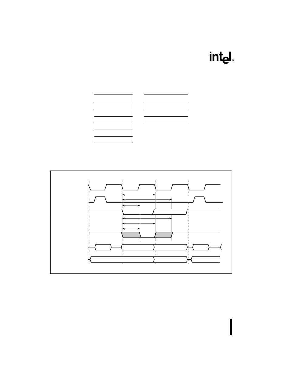 3 definition of real-time wait symbols, 4 external bus cycles, real-time wait states, Figure 13. external bus cycle: code fetch/data rea | Table 12. real-time wait timing symbol definitions, Preliminary | Intel 8XC251SA User Manual | Page 28 / 36