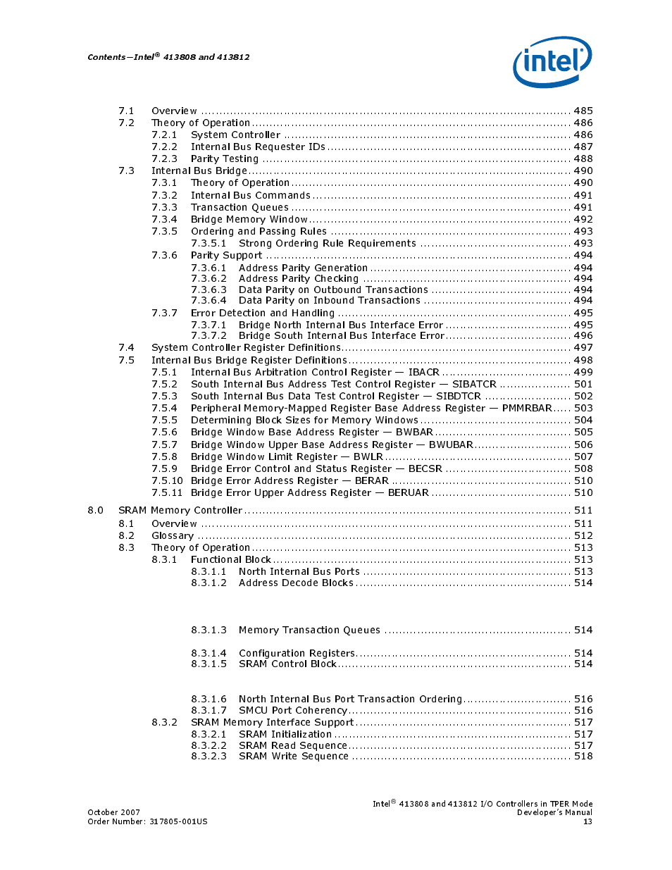 Intel CONTROLLERS 413808 User Manual | Page 13 / 824