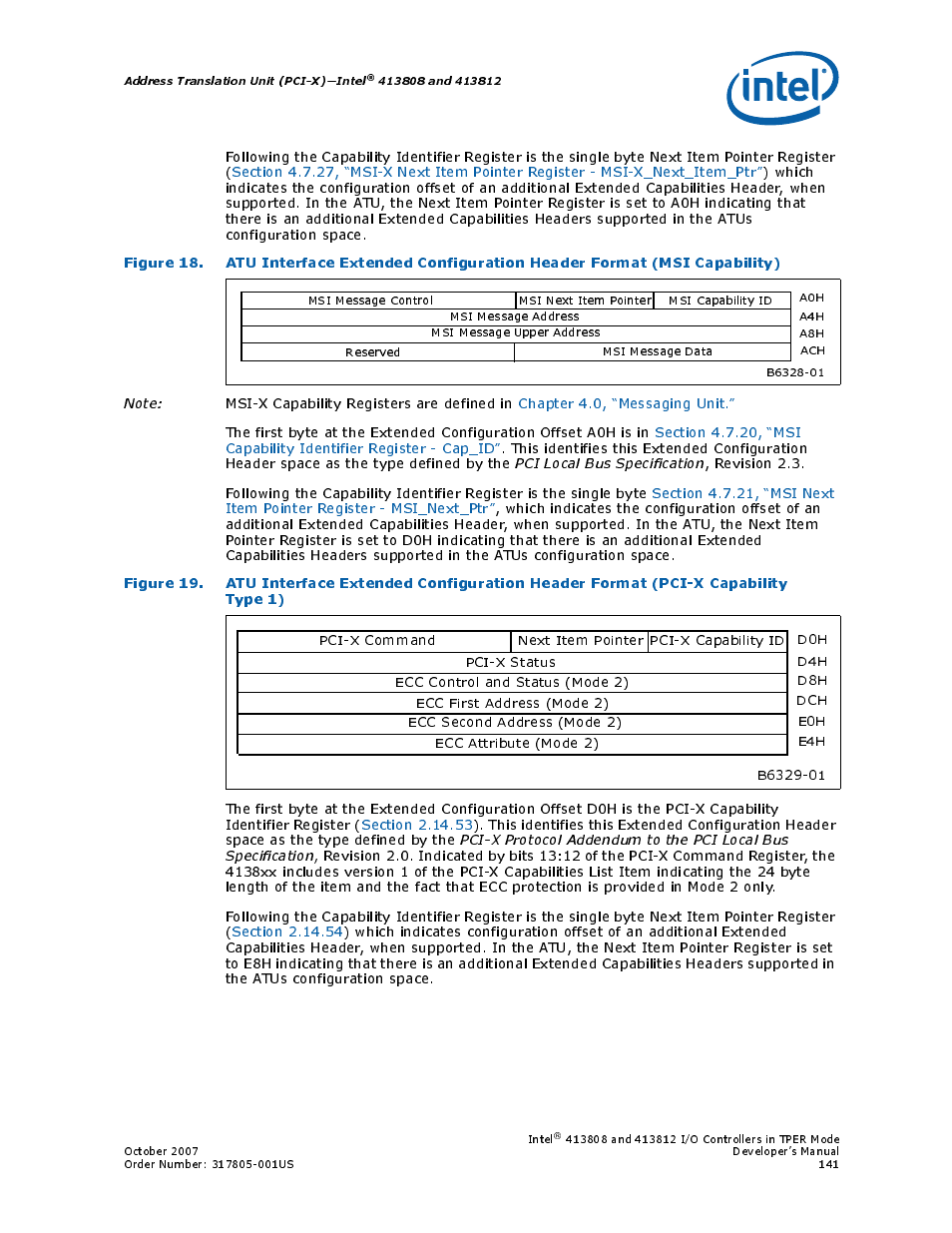 Figure 18, Figure 19 | Intel CONTROLLERS 413808 User Manual | Page 141 / 824