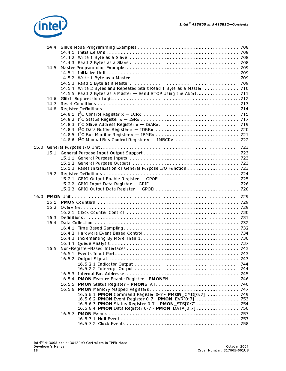 Intel CONTROLLERS 413808 User Manual | Page 18 / 824