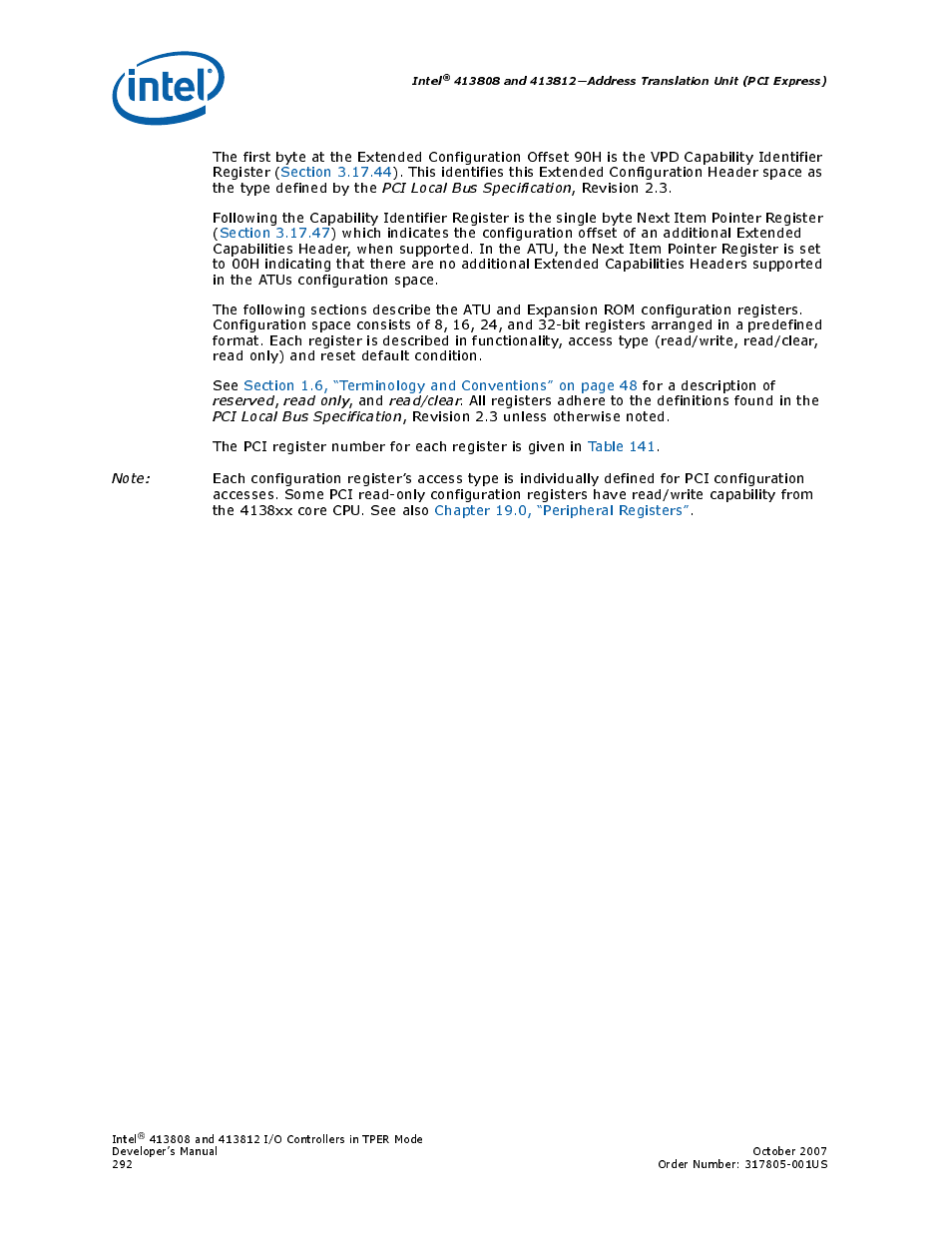 Intel CONTROLLERS 413808 User Manual | Page 292 / 824