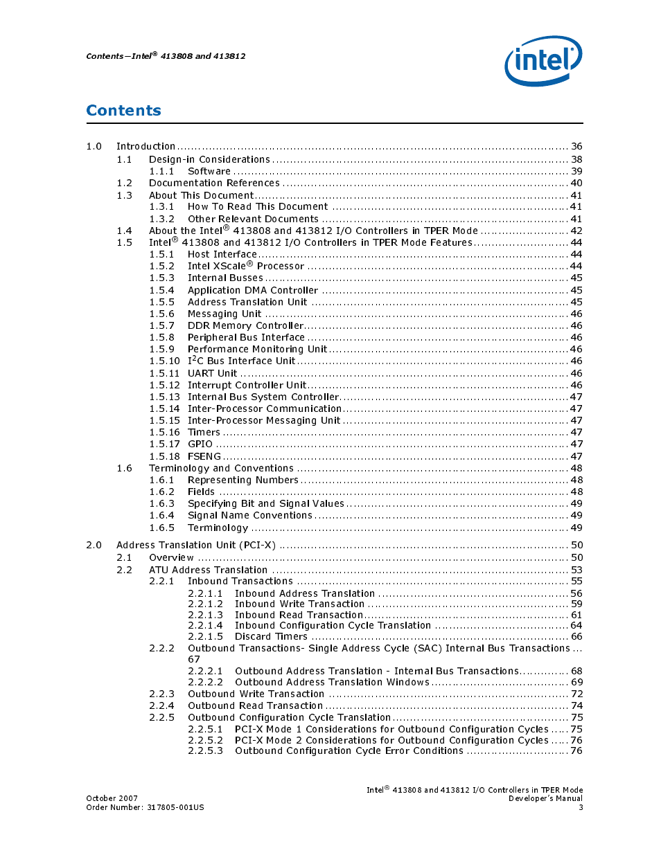 Intel CONTROLLERS 413808 User Manual | Page 3 / 824