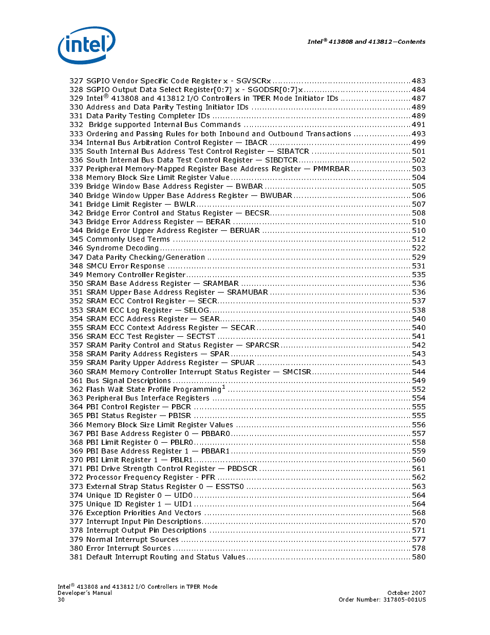 Intel CONTROLLERS 413808 User Manual | Page 30 / 824