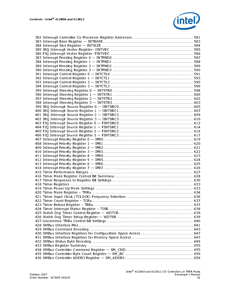 Intel CONTROLLERS 413808 User Manual | Page 31 / 824