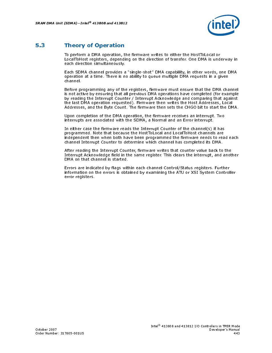 3 theory of operation | Intel CONTROLLERS 413808 User Manual | Page 443 / 824