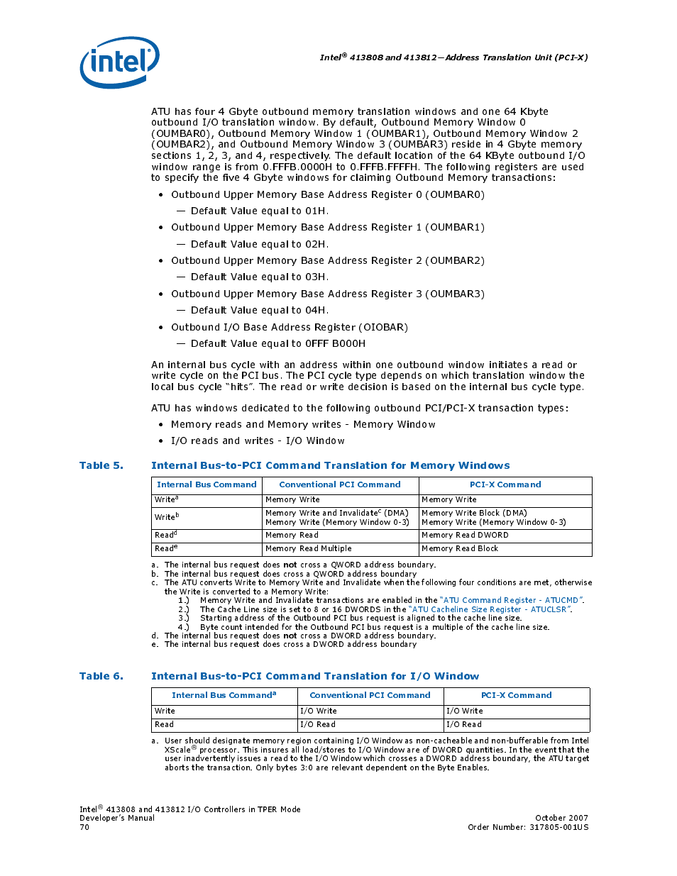 Intel CONTROLLERS 413808 User Manual | Page 70 / 824