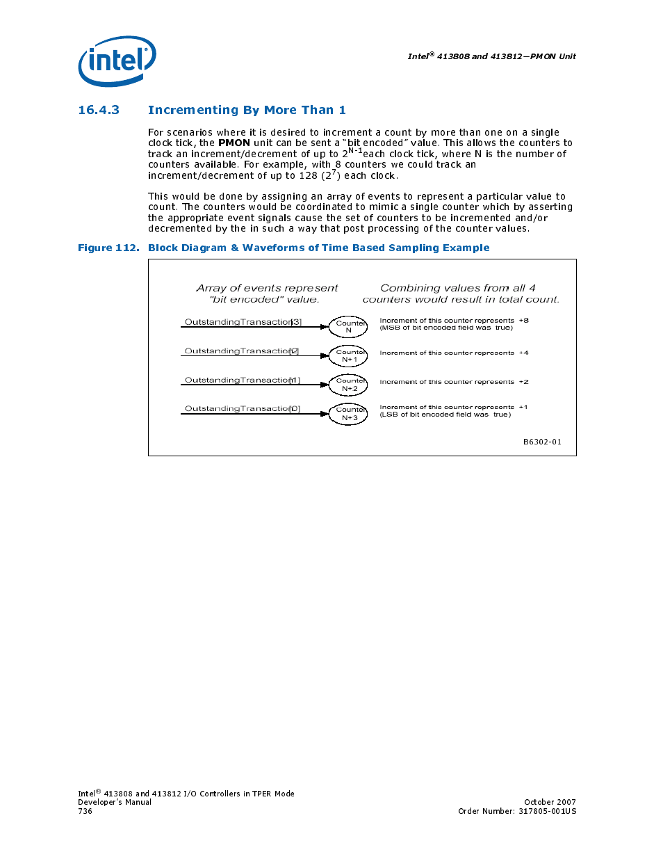 3 incrementing by more than 1, Pmon | Intel CONTROLLERS 413808 User Manual | Page 736 / 824