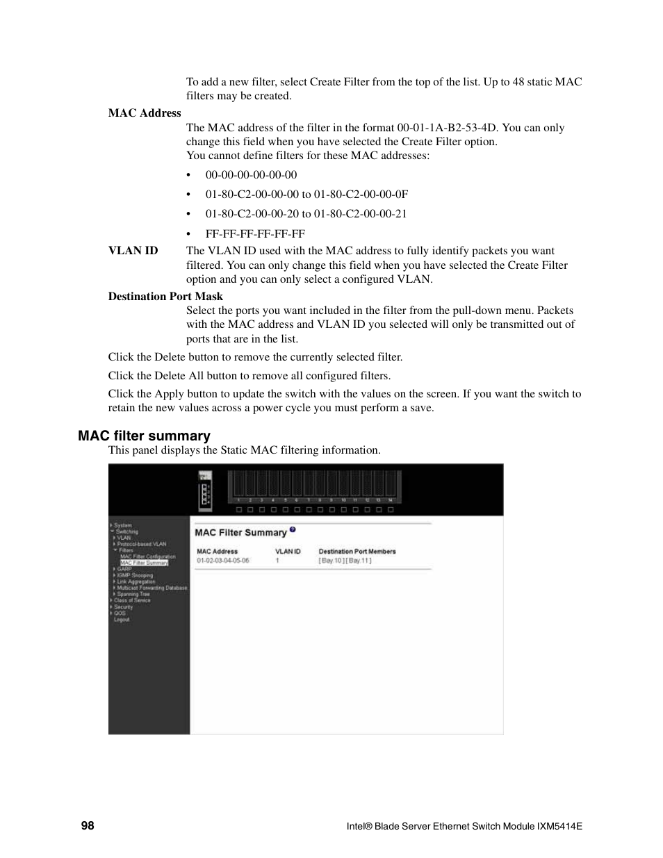 Intel IXM5414E User Manual | Page 108 / 294