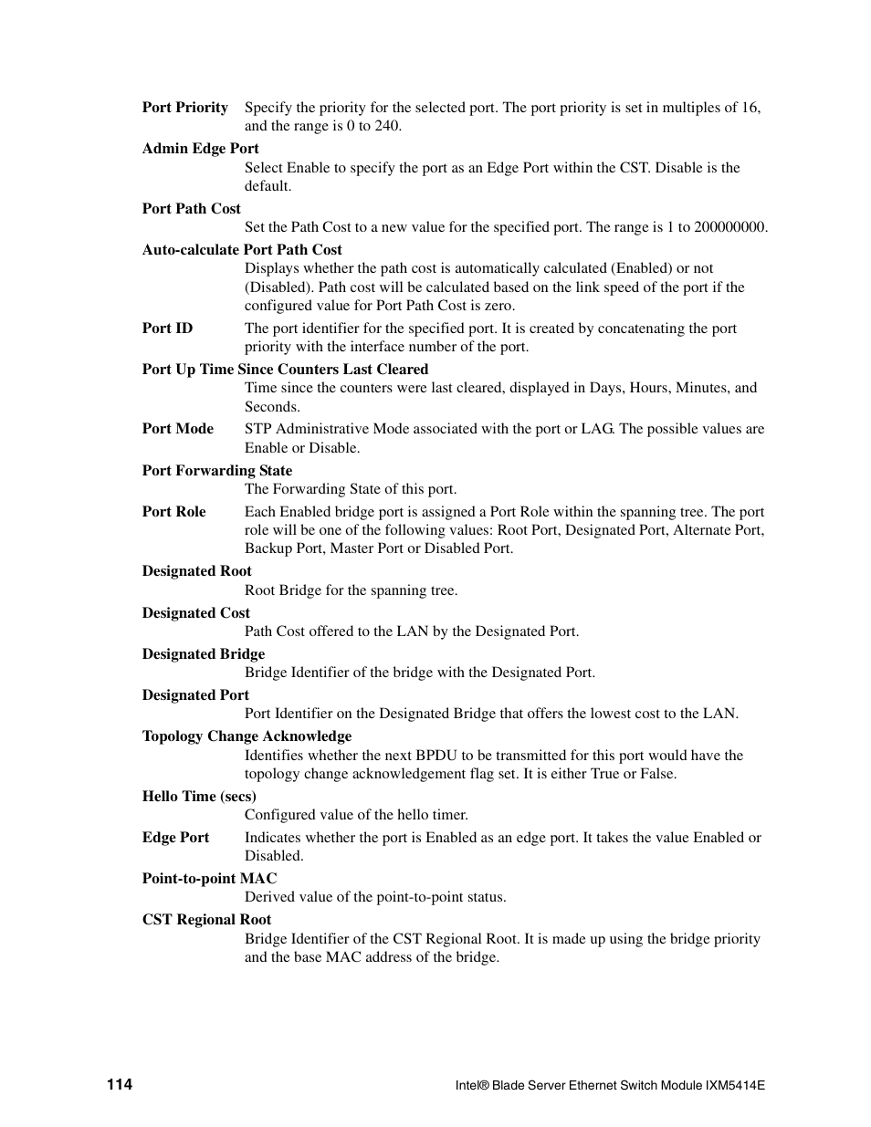 Intel IXM5414E User Manual | Page 124 / 294