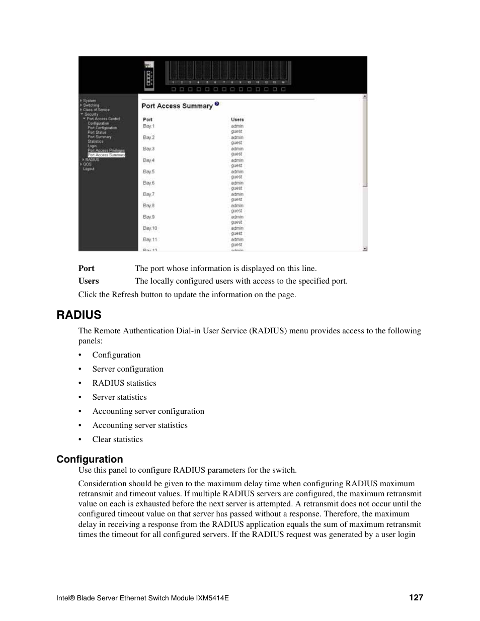 Radius | Intel IXM5414E User Manual | Page 137 / 294