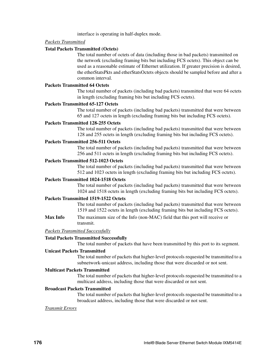 Intel IXM5414E User Manual | Page 186 / 294