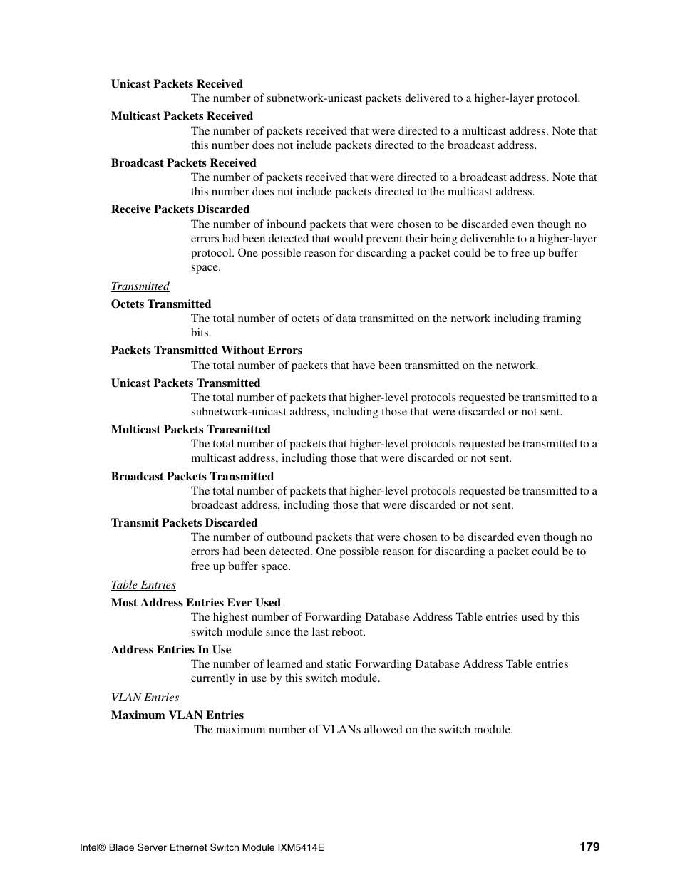 Intel IXM5414E User Manual | Page 189 / 294