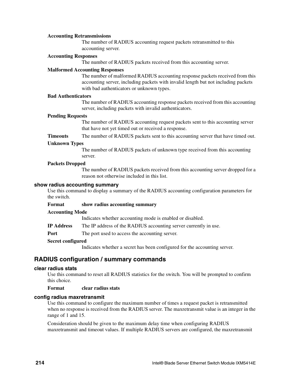 Intel IXM5414E User Manual | Page 224 / 294