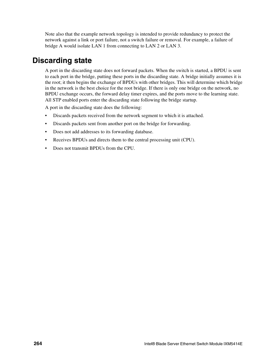 Discarding state | Intel IXM5414E User Manual | Page 274 / 294