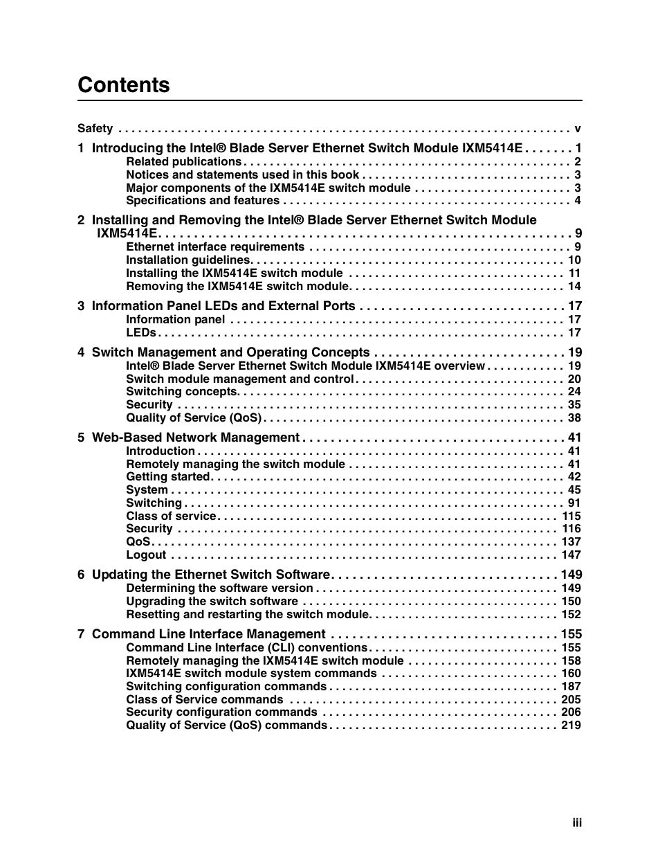 Intel IXM5414E User Manual | Page 3 / 294